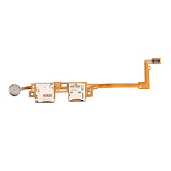 Wewoo Tiroir de Carte SIM pour Samsung Galaxy Note 10.1 édition 2014 / P600 / P605 SIM et lecteur de SD contact Flex câble pièce détachée