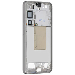 Samsung Châssis Central pour Samsung Galaxy S24 Plus Original Service Pack Argent