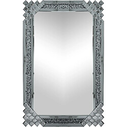 Vivenla Miroir argenté design effet 3D 80 cm x 120 cm collection Danielo DANIELO