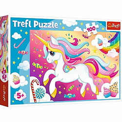 Trefl Puzzle 100 elementów - Piêkny jednoro¿ec