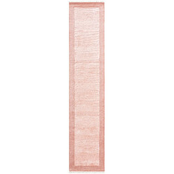 Vidal Tapis de couloir en laine 396x81 rose Darya