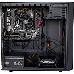 Provonto Ordinateur de Montage Photo [Intel Core i3-10105, 16 Go de RAM, SSD 240 Go, disque dur de 2 To] Complet Fixe Gaming Editing PC Ordinateur de Bureau