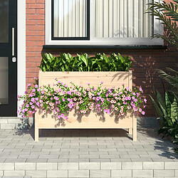 Avis Maison Chic Jardinière,Bac à fleurs - pot de fleur 110x84x75 cm Bois massif de pin -GKD55460