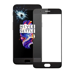 Wewoo Noir pièce détachée OnePlus 5 Lentille extérieure en verre 