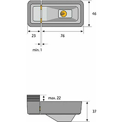 ABUS 29301 Verrou pour fenêtre 3010 B EK