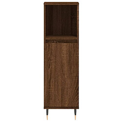 Acheter vidaXL Armoire de bain chêne marron 30x30x100 cm bois d'ingénierie