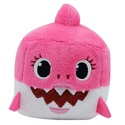 Ludendo Peluche sonore cube Baby Shark 5 cm Modèle aléatoire