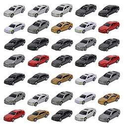 50pcs Modèles de Voiture avec L'Échelle 1:75 HO pour Bâtiment Train Décor