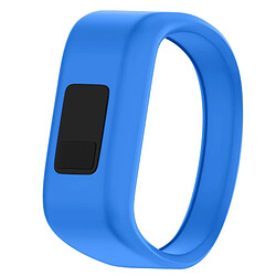 Wewoo Bracelet pour montre connectée Dragonne Sport en silicone Garmin Vivofit JRTaille Grand Bleu ciel