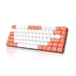 Universal Clavier de jeu mécanique à 82 touches filaire Blanc rétroéclairé Bleu/Noir/Rouge/Marron Arbre mécanique Clavier PC de bureau pour ordinateur portable | Arbre rouge pour clavier 