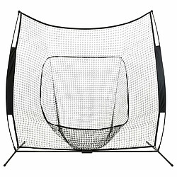 vidaXL Filet d'entraînement multisport Baseball 241x106,5x216 cm Métal