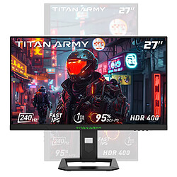 Moniteur de jeu TITAN ARMY P2710S, écran LCD IPS rapide 27 pouces 2560*1440 16:9 