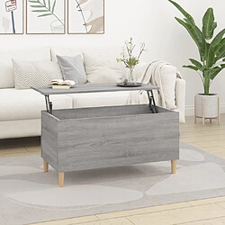 Maison Chic Tabls basse,Table Console pour salon Sonoma gris 90x44,5x45 cm Bois d'ingénierie -MN34064