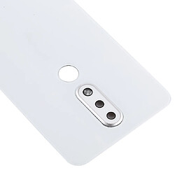 Acheter Wewoo Coque arrière de batterie avec objectif photo pour Nokia X6 2018 / 6.1 Plus TA-1099 Blanc