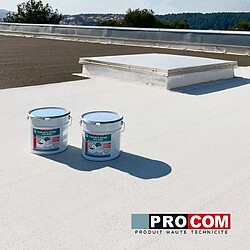 PRO COM Cool roof - Peinture toiture anti chaleur, peinture blanche réfléchissante PROCOM-10 litres-Blanc