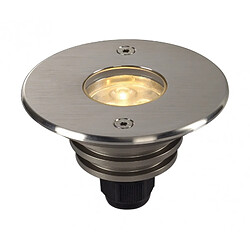 Slv DASAR 92 LED LV encastré, rond, Inox 316, 6W , 3000K, 12-25V, IP67