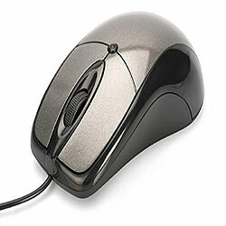 Ednet Souris filaire USB (Noir/Gris)