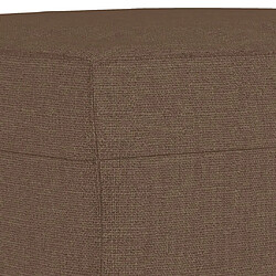 Acheter vidaXL Repose-pied Marron 70x55x41 cm Tissu