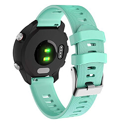 Acheter Wewoo Bracelet pour montre connectée en silicone Smart Watch Garmin Forerunner 245 vert menthe