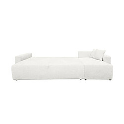 Acheter Mes Canapé d'angle convertible réversible 294 cm en tissu bouclettes blanc