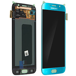 Ecran LCD Original Complet Remplacement Samsung Galaxy S6 - Bleu ciel 