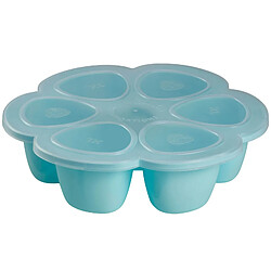 Beaba Bac de congélateur multi-portions Silicone 6 x 150 ml Bleu