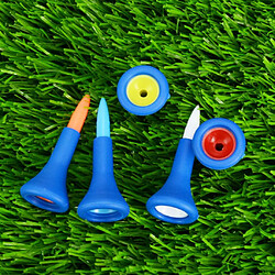 Set de 10pcs Tees de Golf 4.2 / 5.4cm Tête en Caoutchouc Accessoire Formation de Golf Cadeau pour Golfeur pas cher