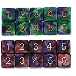 20x dés 6 faces dé poly6d6 dés pour donjons et dragons