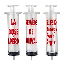 Avis Totalcadeau Verres à shot seringues (lot de 6) - shooter originale