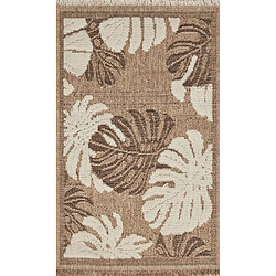 Avis Jardindeco Tapis intérieur extérieur aspect jute marron Tijuana 9062 180 x 67 cm.