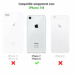 Evetane Coque iPhone 7/8/ iPhone SE 2020 silicone anti-choc souple angles renforcés transparente