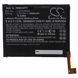 vhbw Batterie remplacement pour Umi 1ICP5/68/83 pour téléphone portable (3900mAh, 3,85V, Li-polymère)