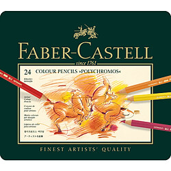 FABER-CASTELL Crayons de couleur POLYCHROMOS, étui en métal ()