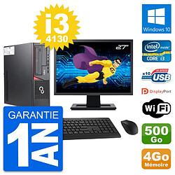 PC Fujitsu E720 DT Ecran 27" Intel i3-4130 RAM 4Go Disque 500Go Windows 10 Wifi · Occasion 