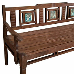 Avis Banc Alexandra House Living Marron Bois Recyclé 58 x 95 x 183 cm