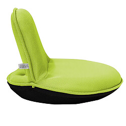 Mobili Rebecca Fauteuil De Méditation Chaise De Yoga Rembourrée Pliable En Tissu Vert