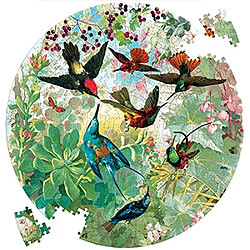 eeBoo Piece and Love colibris 500 piAces puzzle cercle rond