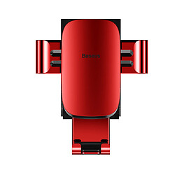 Support de téléphone portable Accessoires de voiture rotatifs - Rouge 