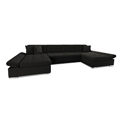 Acheter Bestmobilier Ulys - canapé panoramique U - convertible avec coffres - 7 places - style contemporain