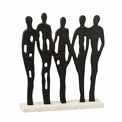 Paris Prix Statue Déco 5 Personnes 41cm Noir