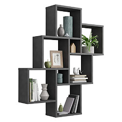 Mes Etagère design 81,2x15,7x94,3 cm anthracite - BECKY