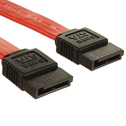 Ansonic Câble de données SATA 3 Gb/s SATA Femelle à 7 Broches SATA Femelle à 7 Broches 0,5 m Touche rouge