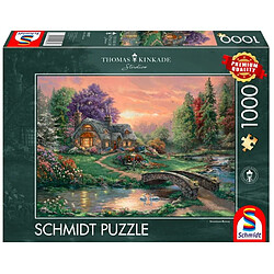 Schmidt Spiele- Thomas Kinkade Sweetheart Retreat Puzzle 1000 pièces, 59937, coloré 