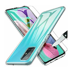 Little Boutik vous propose Coque Silicone TPU Transparente + 1 Verre Trempe Pour Samsung A51 5G Little Boutik®