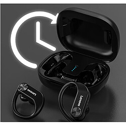 Avis Universal Casque sans fil, casque Bluetooth, casque sportif, étanche, double basse stéréo, microphone, écran LED, long de rechange | casque Bluetooth (noir)