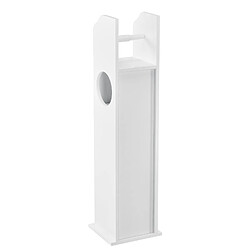 Avis Helloshop26 Meuble de salle de bain armoire rangement MDF laqué 78 cm blanc 03_0002855