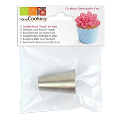 Scrapcooking Douille pâtissière russe Rose en inox