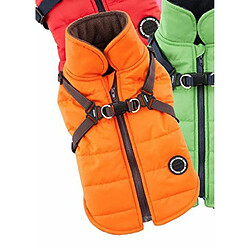 Puppia Mountaineer II Manteau d'Hiver pour Chien Orange Taille XXL