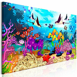 Paris Prix Tableau Imprimé Underwater Fun Narrow 45 x 135 cm 