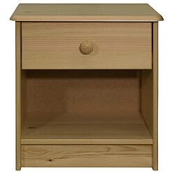 vidaXL Table de chevet 41x30x42 cm Bois de pin solide